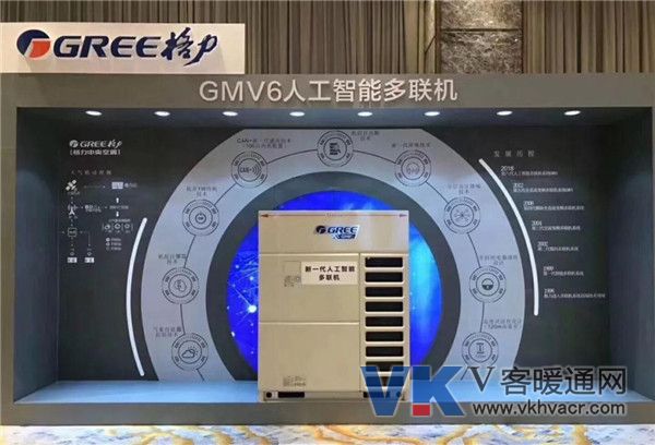 这款基于格力大数据平台研发的gmv6人工智能多联机,应用了g-ai人工